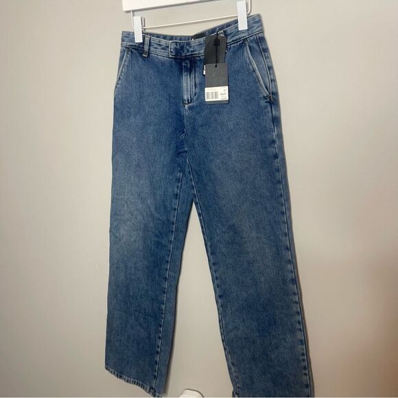 The Kooples low rise relaxed blue denim jeans size 26 NWT - Picture 6 of 10